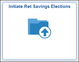 Initiate Life Event Elections tile